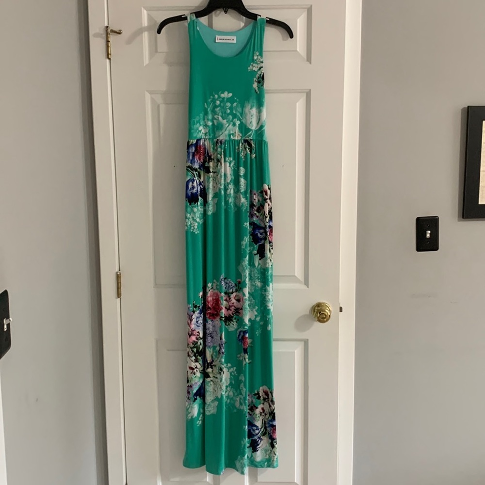 Saved by the Dress floral maxi, size medium